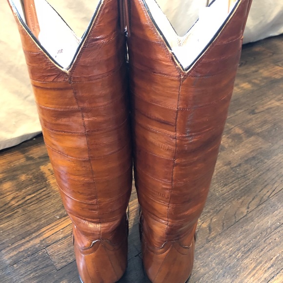 Women’s Authentic Laramie Eel Skin Tall Boot - Picture 3 of 5